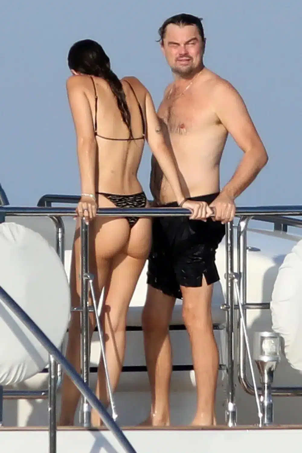Leonardo DiCaprio Vittoria Ceretti yacht outing