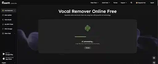 ai vocal separation